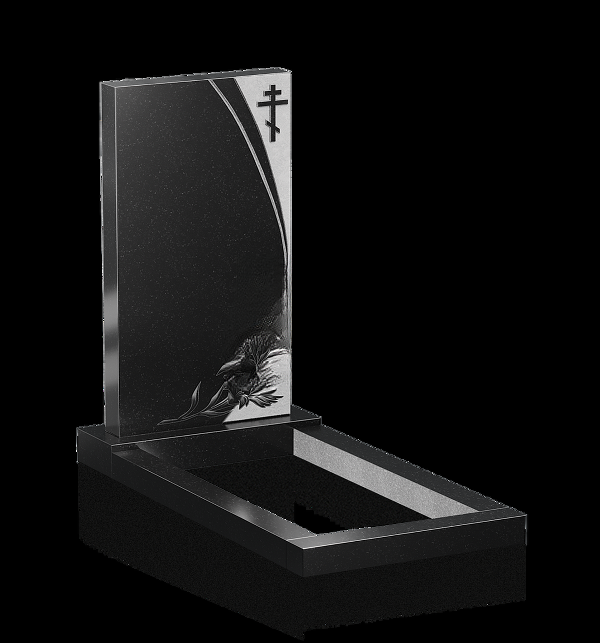 Памятник с гравированным декором А11